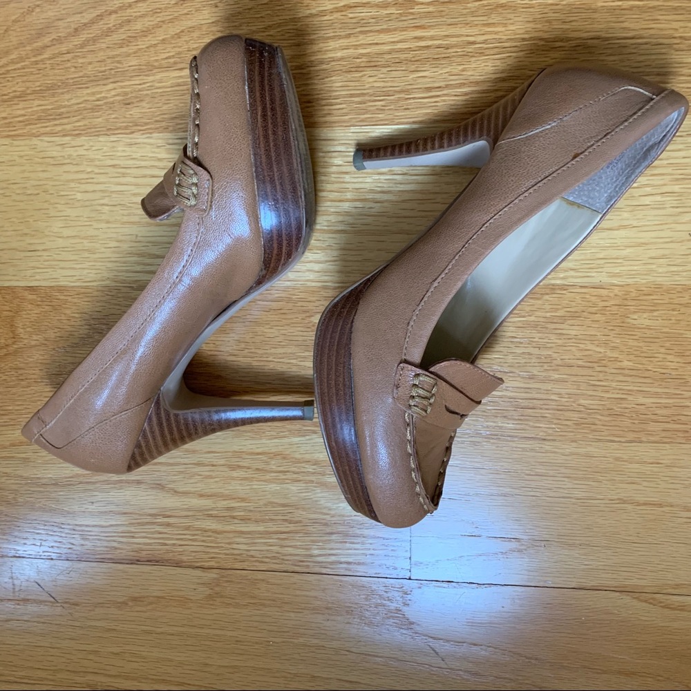 Nine West camel heels